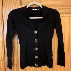 Tory Burch 100% Merino Wool Cardigan size xs